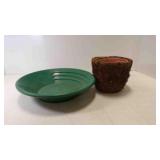 Gold Panning Super Pan & Moss Covered Terra Cotta