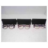 (3) Pair Prive Revaux +1.50 Bifocals