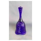Vintage Fenton Art Glass Cobalt Blue Dinner Bell