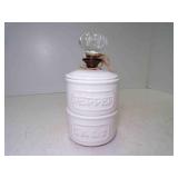 White Ceramic Stackable Salt & Pepper Cellar by Mu