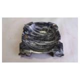 Vintage Hand-Carved Marble Aztec Design Astray