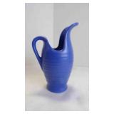 Vintage American Ringware Pottery Pitcher w/Handle