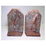 Vintage Copper Plated Heavy Metal Native American
