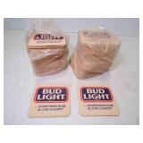 Vintage Bud Light Paper Coasters