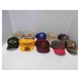 (10) Snap Back Trucker Hats w/Advertising