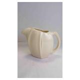 Vintage McCoy "Tulip Leaf" Glazed Ceramic Pitcher