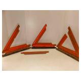 (3) Emergency Roadside Warning Triangles BROKEN