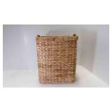 Woven Storage Basket with Wooden Handles