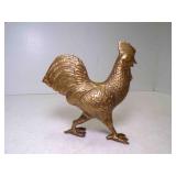 Vintage Brass Strutting Rooster