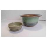 Handmade Studio Art Glazed Stoneware Ceramic Bowls