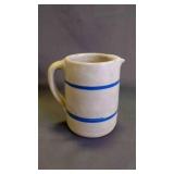Vintage Salt-Glazed Stoneware Ceramic Pitcher