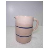 Vintage Stoneware Pitcher 2 Cobalt Blue Horizontal