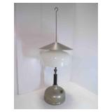 Antique Coleman Quick-Lite Table Lamp White Milk