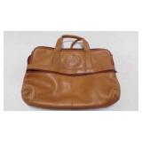 Brown Leather Briefcase - Twin Ding Member Guest