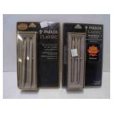 (2) NEW & Factory Sealed Parker Classic Ball Pen &