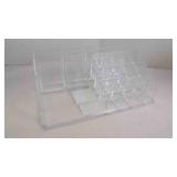 16-Compartment Acrylic Makeup Organizer Un-Used