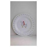 2003 Sky Blue Corp. Fat Chickens Round Platter