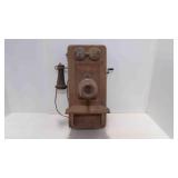 Antique Hand Crank Wall Phone
