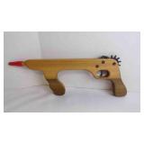 Wooden Rubber Band Repeater Semi-Auto Gun Toy