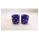 Vintage Miniature Ceramic Chime Candle Holders