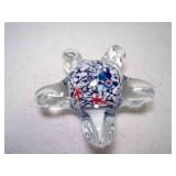 Vintage Art Glass Starfish Paperweight