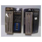 (2) NEW & Factory Sealed Parker Classic Ball Pen &