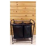 2-Bagged Rolling Laundry Sorter