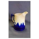Antique "Old Sleepy Eye" Cobalt Blue Stoneware Jug