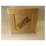 Man Crates Wooden Gift Box EMPTY 11X11X10.5