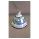 Vintage Dennis Pitter Ceramic Vase w/Drip-Glaze
