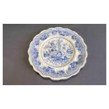 Antique "Tuscan Rose" Transferware Pattern Plate