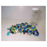 Jar of Marbles Includes 3 Shooters