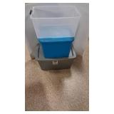 (3) Storage Tubs 2 with Lids - See Pics for Sizes