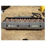 Bradco VRP73 Padded Drum Vibratory Roller Skid Att