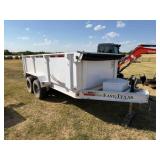 2025 - East Texas - Silver Line 14' Hyd. Dump Trai