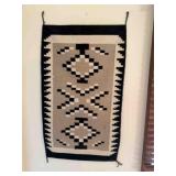 Navajo wall hanging, 24" x 40"