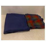 2 Multi Color Fleece & Blue Lightweight