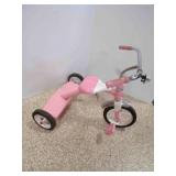 Pink Radio Flyer Dual Deck Tricycle Adjustable