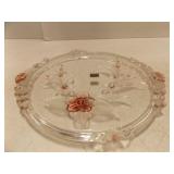 Vintage Mikasa 14' Round Glass Cake Platter