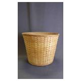 12ï¿½' Woven Bamboo Wastebasket - UNBRANDED