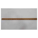 Vintage Wood Oklahoma Co. Advertising Yardstick