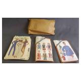3 Vintage Sewing Pattern Packets