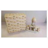 1980s Precious Moments 'Press On' Porcelain Figure