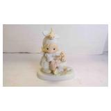 1980's Precious Moments 'Girl' Porcelain Figurine
