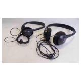 2 Pairs of Lightweight Vintage-Style Headphones