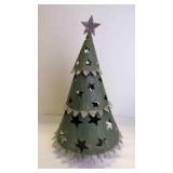 Rustic Tiered X-Mas Tree Candle Holder Table Dï¿½cor