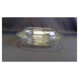 Vintage 8' Pyrex Clear Oval Refrigerator Bowl