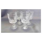 4 Vintage 'Winchester' Glass All-Purpose Goblets