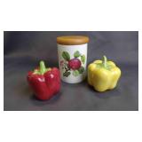 Vintage-Style Ceramic Tabletop Kitchenware Items