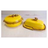 Vintage Ceramic 'Autumn Leaf ' Kitchenware Items